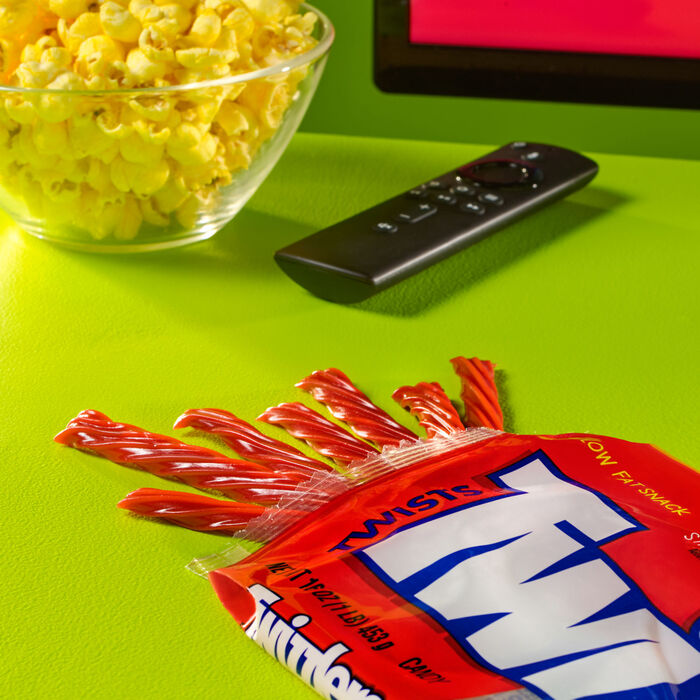 Image of TWIZZLERS Strawberry Twist 16oz Candy Bag Packaging